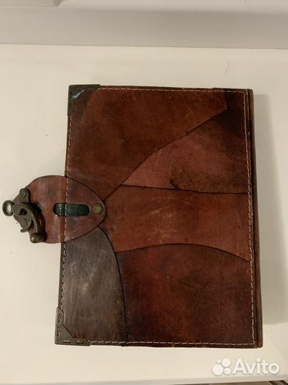 Ежедневник кожа ручная работа 23*18*2,5