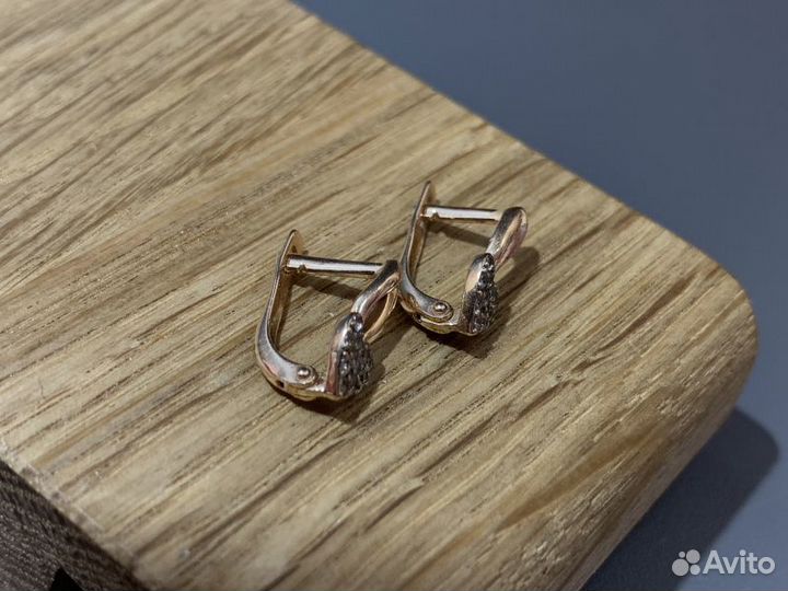 Серьги 585 пробы, р.0