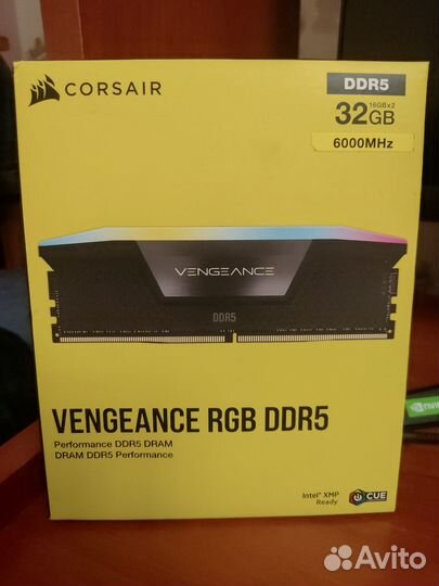 DDR5 Corsair Vengeance RGB 32 Gb 6000 MHz CL36