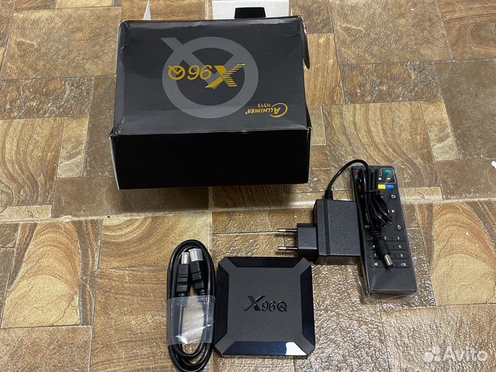 Smart tv приставка X96Q, Android 10. 4 k 1G+8G