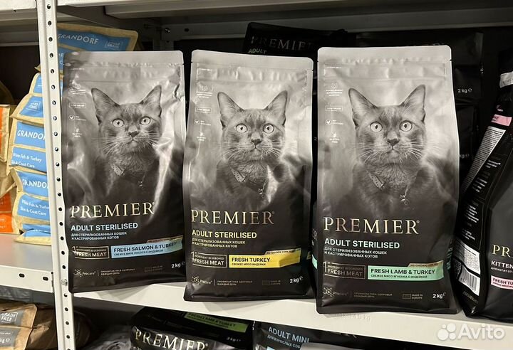 Premier сухой корм для кошек 2 кг