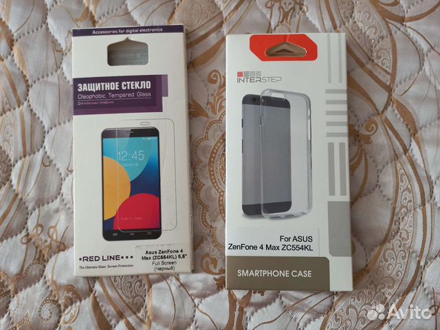 Защитное стекло чехол Asus Zenfone 4 zc554kl
