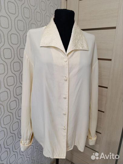 Блузка 48-50 шёлк Винтаж