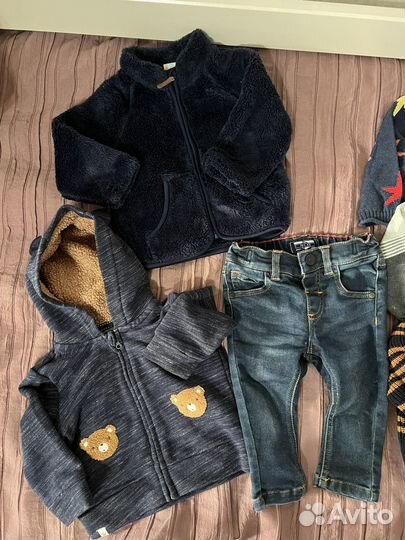 Пакет вещей для мальчика до года