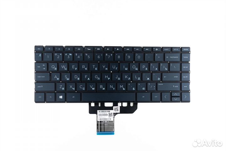 Клавиатура для HP Spectre X360 13-w000 темно-синя