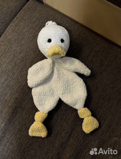 Комфортер Утёнок (игрушка вязаная)