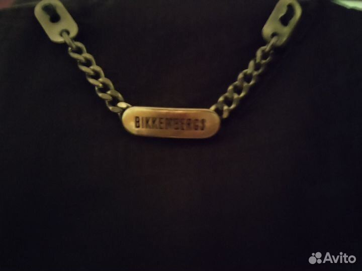 Кожаная куртка мужская Bikkembergs оригинал