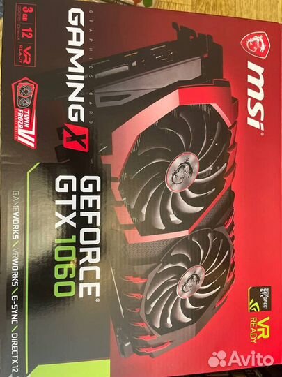 Видеокарта nvidia geforce gtx 1060 3гб msi gaming