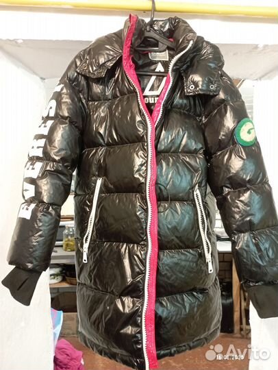 Пуховик зимний подростковый