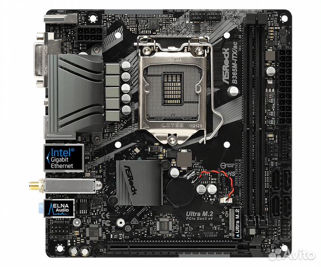 Мат. плата S1151v2 AsRock B365M-ITX/AC (новая)