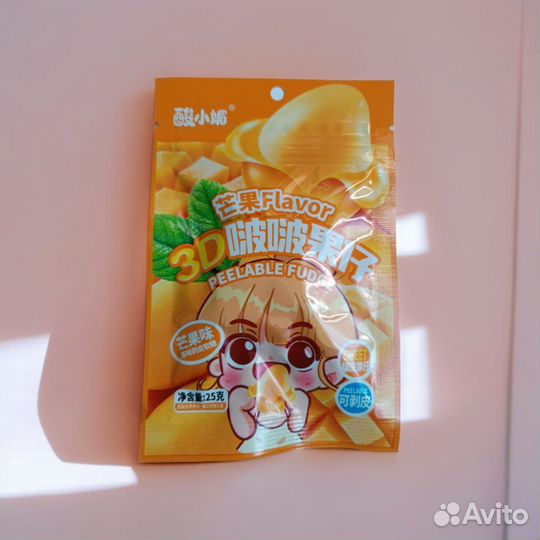Мармелад 3D Peelable Fudge со вкусом манго 25гр