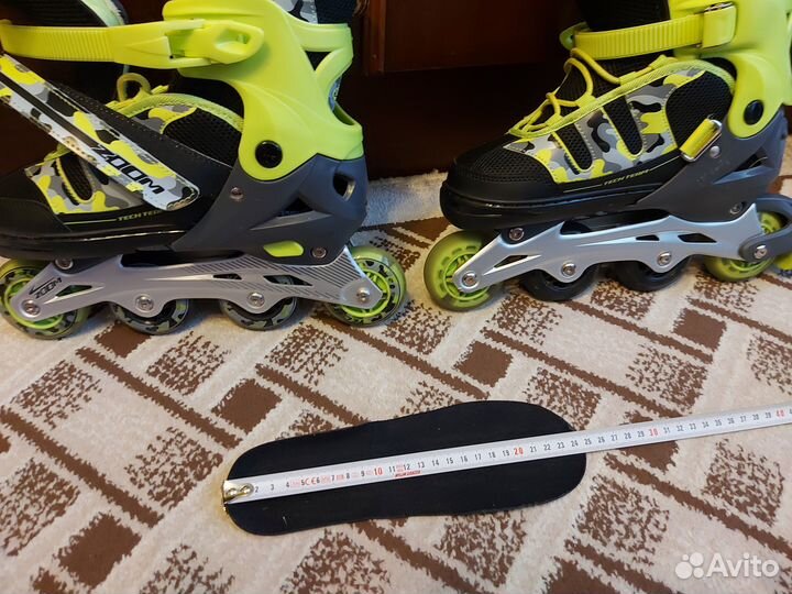 Роликовые коньки детские раздвижные 38-41