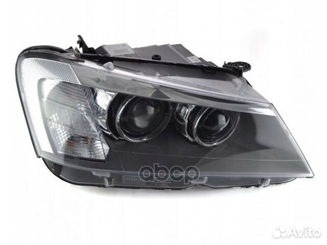 Фара прав линзован с рег.мотор, внутри черн