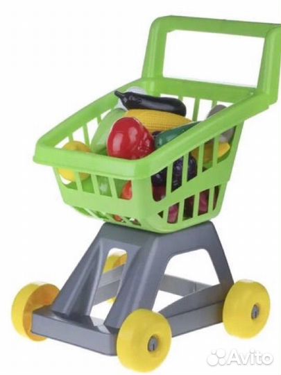 Тележка с овощями детская