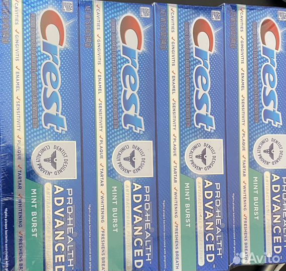 Crest зубная паста полоски