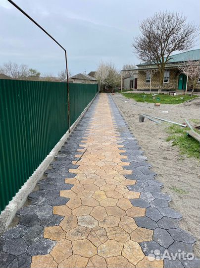 Плитка тротуарная брусчатка