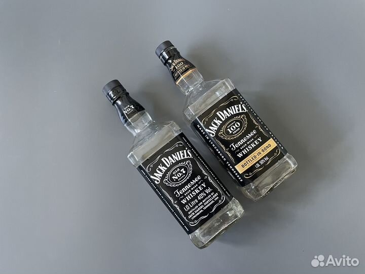 Бутылка Jack Daniels 1 литр Jack Daniel’s 2шт