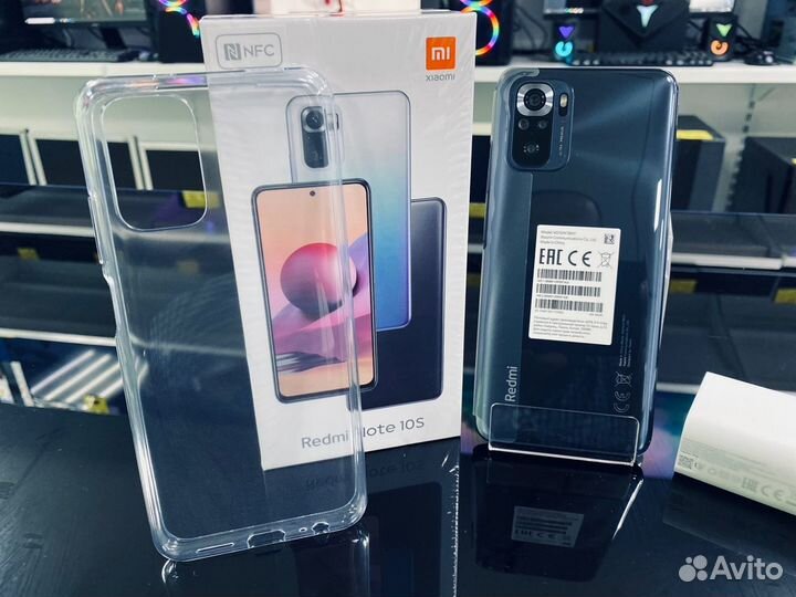 Новый Xiaomi Redmi Note 10S 6+64/Amoled/64Mp/NFC