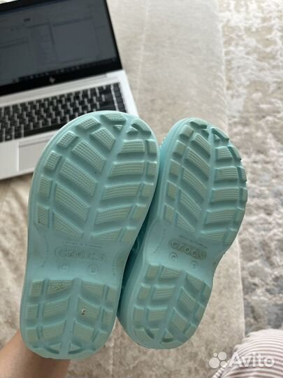 Резиновые сапоги детские Crocs размер 25-26