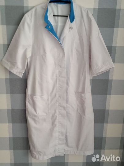 Белый медицинский халат 48-50 размер