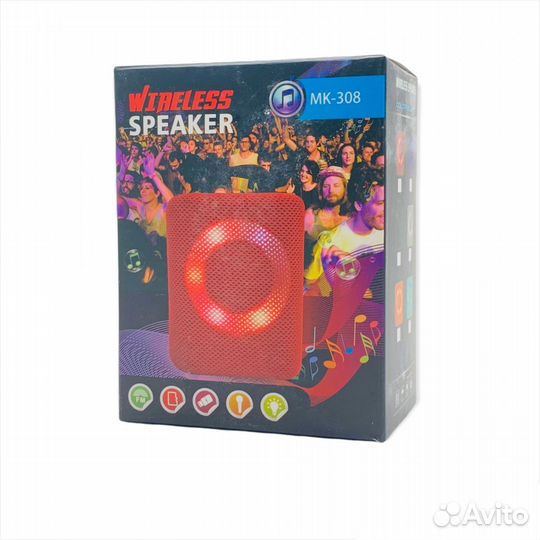 Портативная колонка MK-308 black