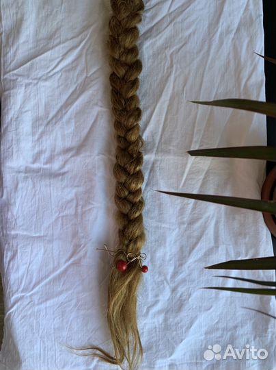 Коса из натуральных волос