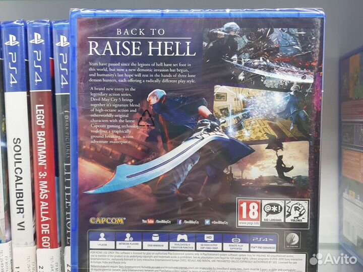 Devil may cry 5 (PS4, новый)