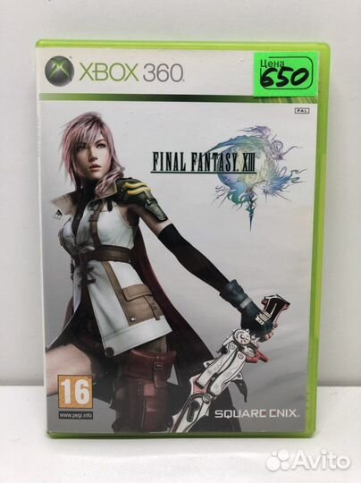 Диск Final Fantasy 13 на приставку Xbox 360