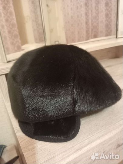 Меховая мужская кепка