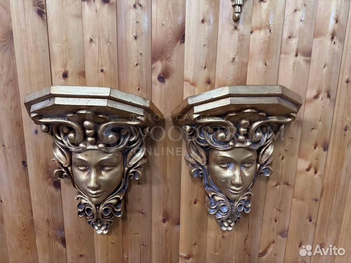 Консоль. Полка. Барокко. Антикварная мебель