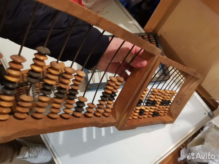 Деревянные счёты СССР 4 штуки