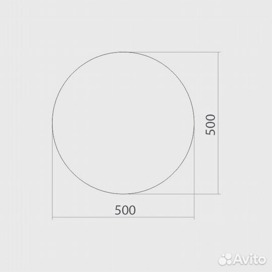 Зеркало mixline 525021 Хром