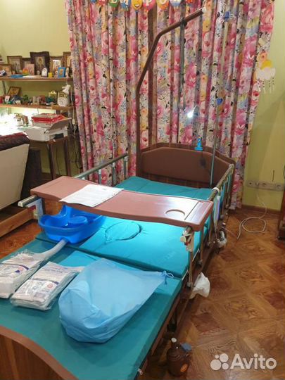 Медицинская кровать для лежачих больных wc рассроч