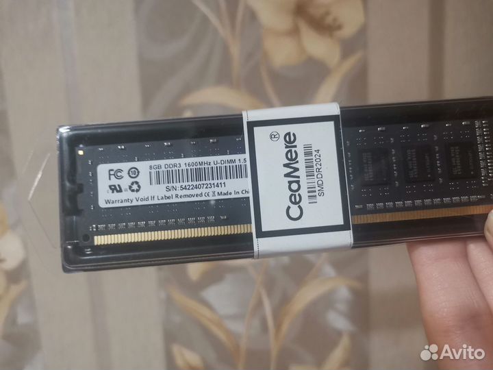 New Оперативная память ddr3 8 гб