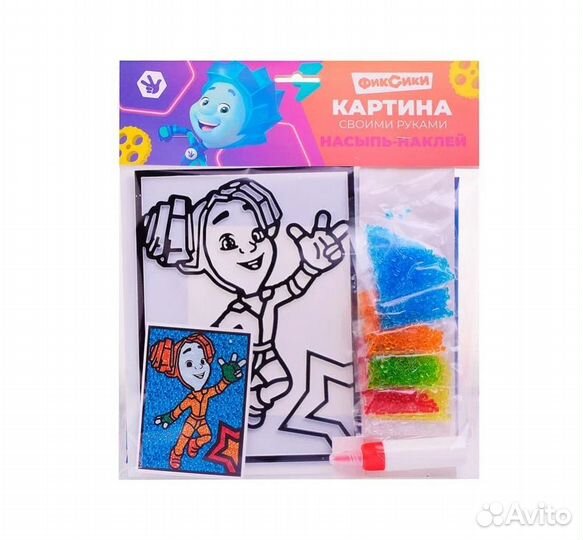 Набор д/творч. Насыпь-наклей Шпуля C-424-57238307