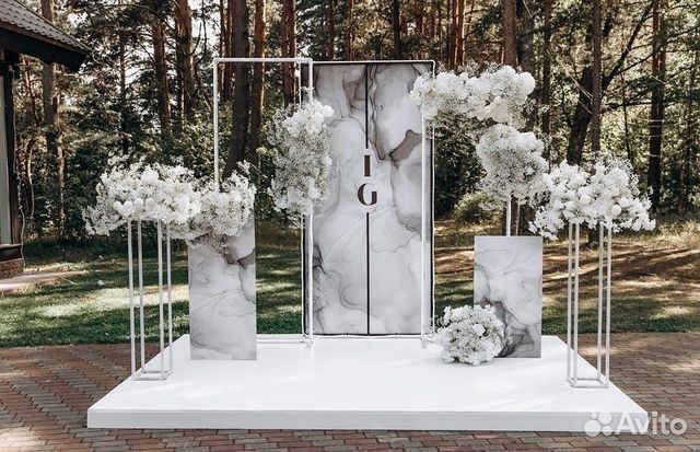 Оформление свадьбы Свадебный декор Фотозона