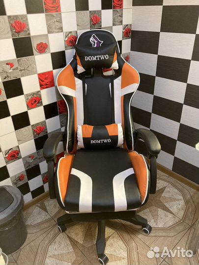 Компьютерное кресло с подставкой для ног Wolf