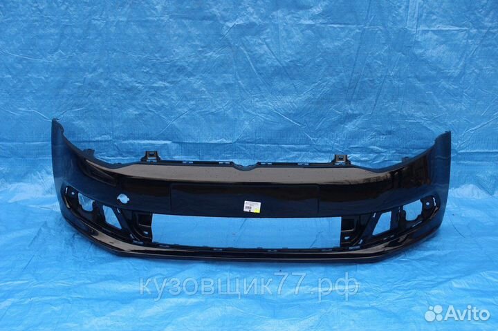 Бампер передний volkswagen polo 2009-2015