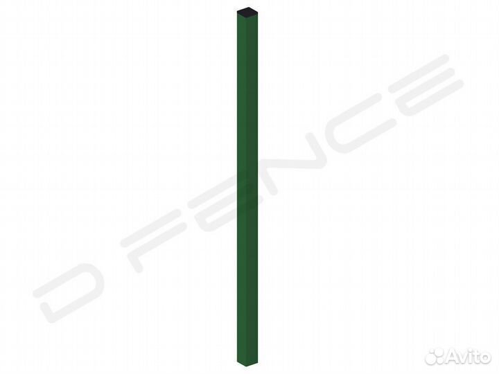 Столб для забора, 3d сетки 60х60х1,5мм, L3м