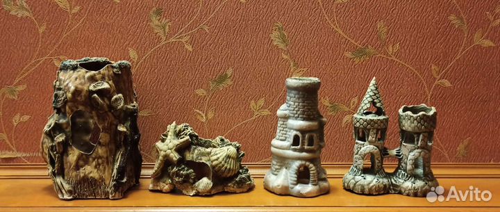 Декорации для аквариума. Замок