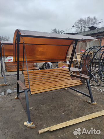 Садовая качеля с навесом от производителя