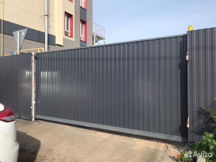 Ворота откатные распашные