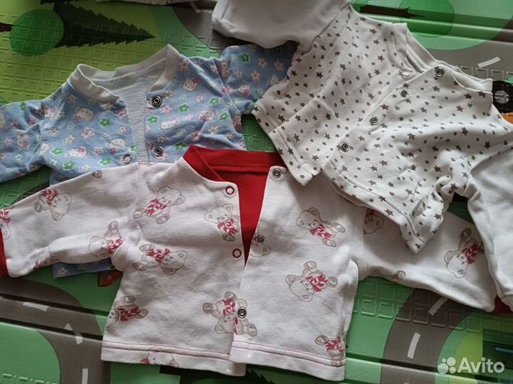 Вещи пакетом на новорождённого 56 62 68