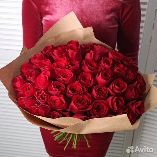 Розы 51 штука