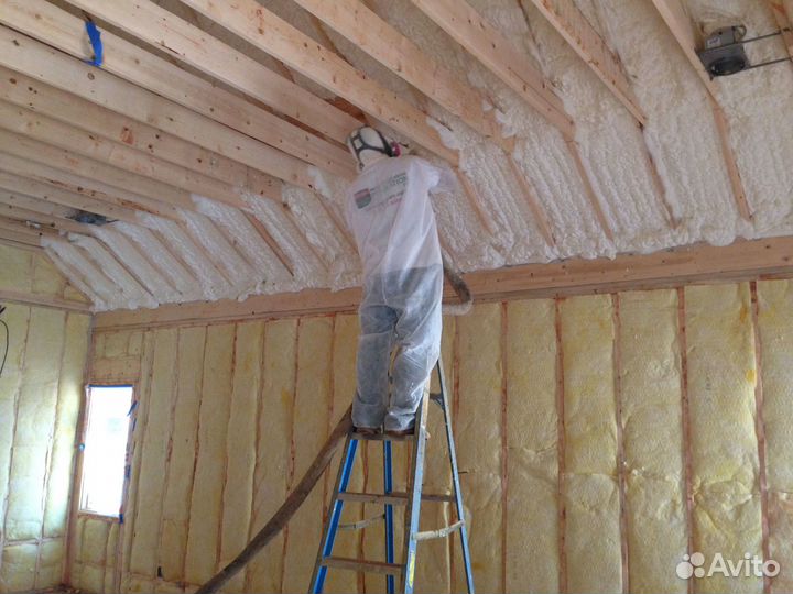 Утепление пенополиуретаном стен внутри дома