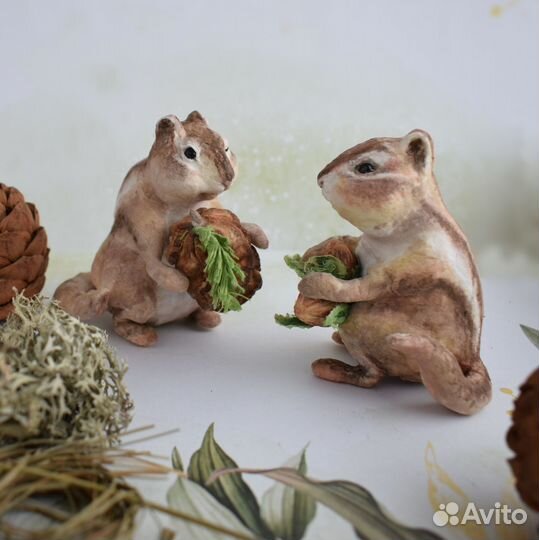 Ватные елочные игрушки