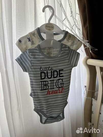 Боди для мальчика 68