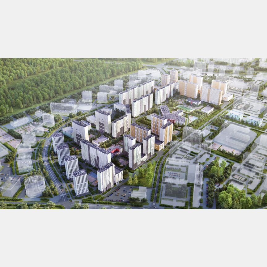 1-к. квартира, 32,2 м², 19/25 эт.