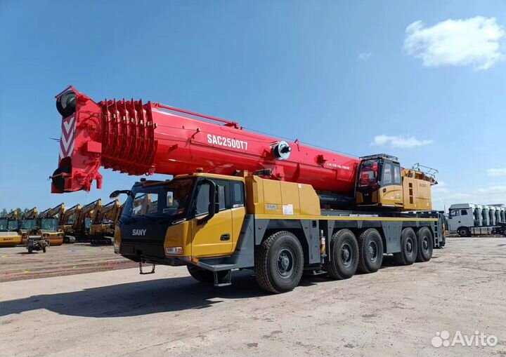 Аренда и услуги автокрана, 250 т, 73 м, с гуськом 22 м