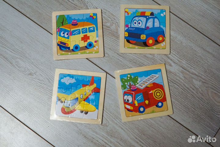 Деревянные развивающие пазлы